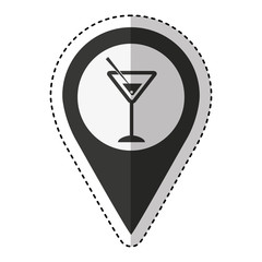 pin pointer location icon vector illustration design