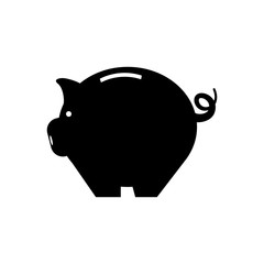 Piggy monet savings icon vector illustration graphic design