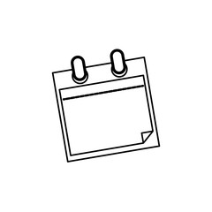 isolated note paper icon vector illustration graphic design