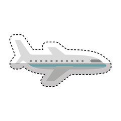 airplane fly isolated icon vector illustration design