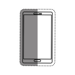 Mobile smartphone technology icon vector illustration graphic design