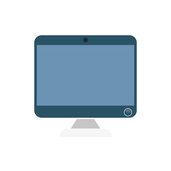 Modern computer screen icon vector illustration graphic design
