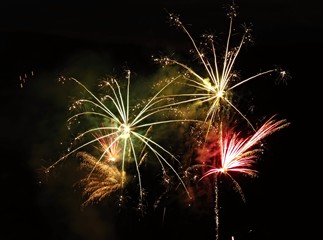 buntes Feuerwerk