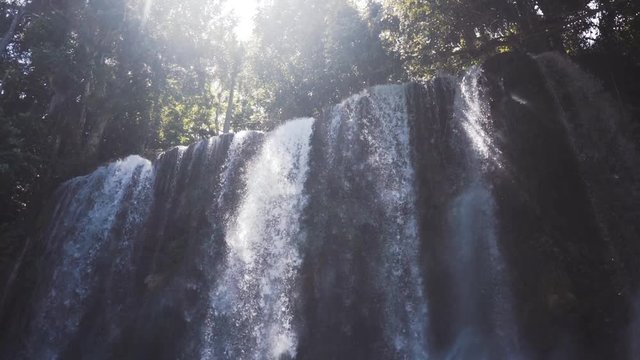nicho waterfall in Cuba nicho Slow motion