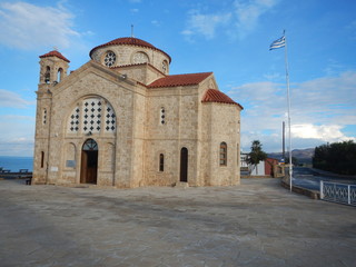 Fototapeta na wymiar Agios georgios ortodox church at cyprus
