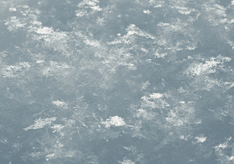 Snow detail structure background