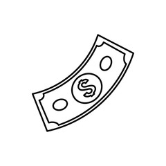 Money cash billet icon vector illustration graphic design