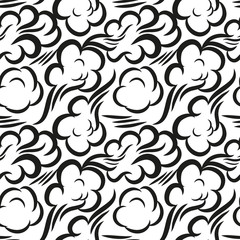 smoke seamless vector pattern
