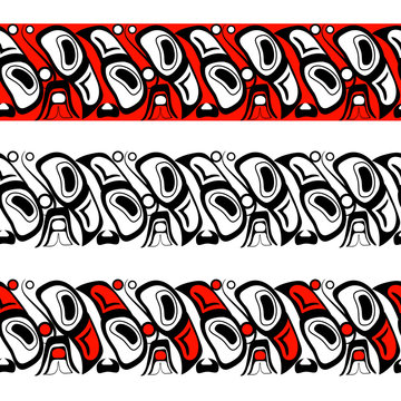 abstract red background native north american