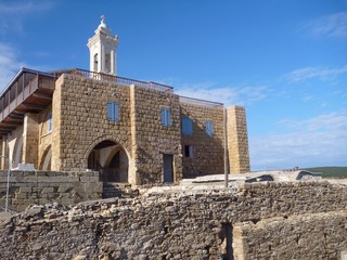 Fototapeta na wymiar beautiful church apostolos andreas in karpasia peninsula