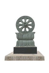 Wheel of the Dharma symbol of Buddhism