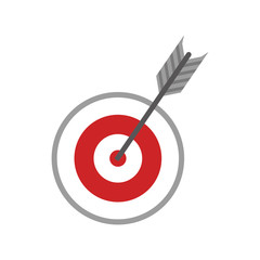 Round target dartboard icon vector illustration graphic design