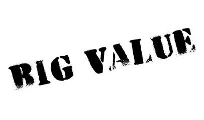 Big Value rubber stamp
