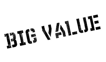 Big Value rubber stamp