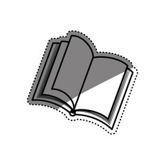 Isolated book open icon vector illustration graphic design