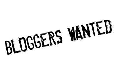 Bloggers Wanted rubber stamp