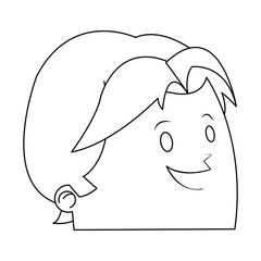 happy man cartoon icon over white background. vector illustration