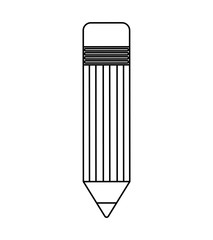 pencil silhouette isolated icon vector illustration design