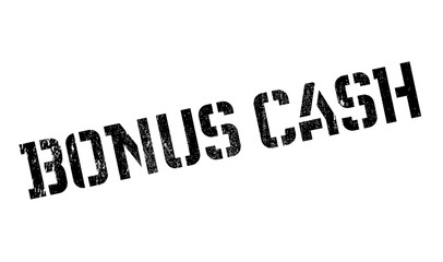 Bonus Cash rubber stamp