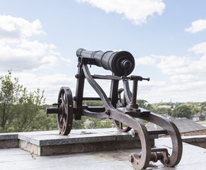 old cannon, Chernigov in Ukraine