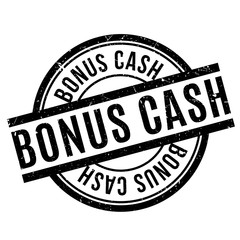 Bonus Cash rubber stamp
