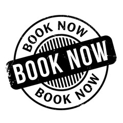 Book Now rubber stamp