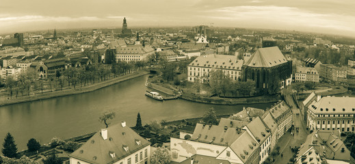 Panorama miasta Wrocław 