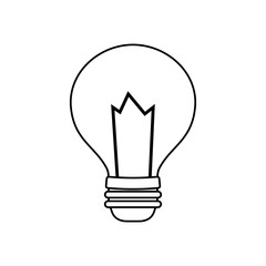 Bulb energy light icon vector illustration graphic design