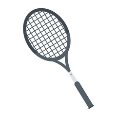 racket tennis equipment element icon vector illustration eps 10
