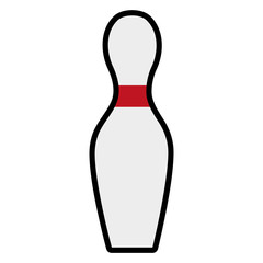bowling pin concept element design vector illustration eps 10
