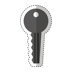 key security isolated icon vector illustration design