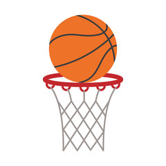 ball basket basketball score shooting vector illustration eps 10