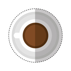 coffee cup drink isolated icon vector illustration design