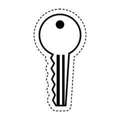 key security isolated icon vector illustration design
