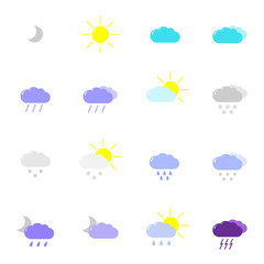 Fototapeta premium weather icons