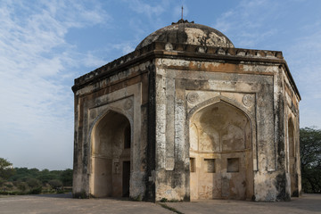 Fototapeta na wymiar Quli Khan Tomb or Metcalfe House in mehrauli archaeological park in Mehrauli, Delhi, India, Asia.