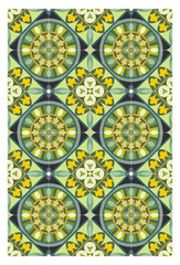 Stylish baroque patterns for tiles background