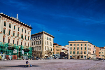 Obraz premium Livorno, Piazza della Repubblica