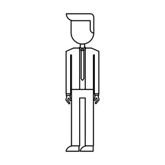 businessman character isolated icon vector illustration design