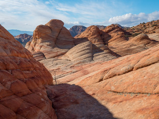 Colorful sandstone, Candy Cliffs, Utah