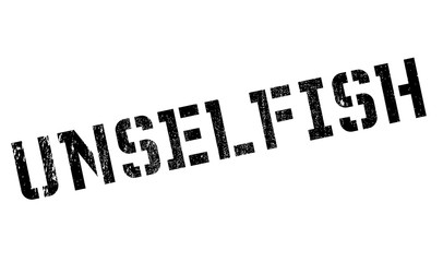 Unselfish rubber stamp. Grunge design with dust scratches. Effects can be easily removed for a clean, crisp look. Color is easily changed.