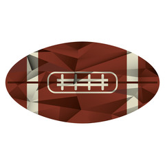 ball american football icon abstract vector illusration eps 10