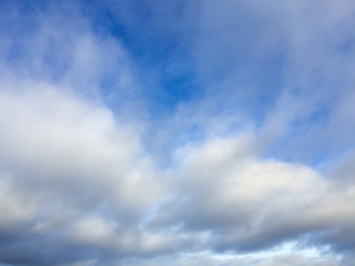 Blue sky with cloud