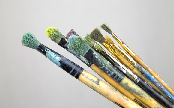 Oil painting brushes