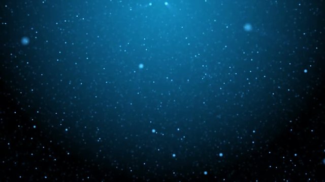 4k Blue Colorful Particle seamless background