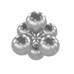 molecule, 3D illustration