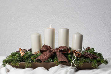 Vier Kerzen zur Adventszeit
