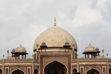 Dome on top of Humayun&rsquo;s tomb in Delhi, India, Asia.