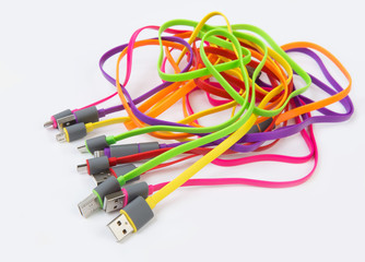 color wires with plugs