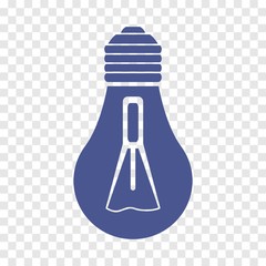 Fototapeta premium light bulb icon vector